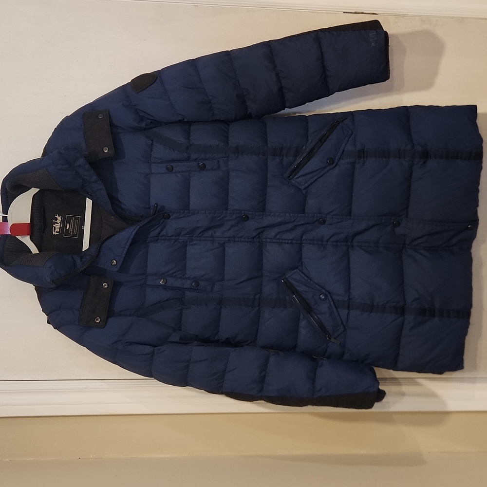 Farwest Blue Down Puffer Coat Sz S